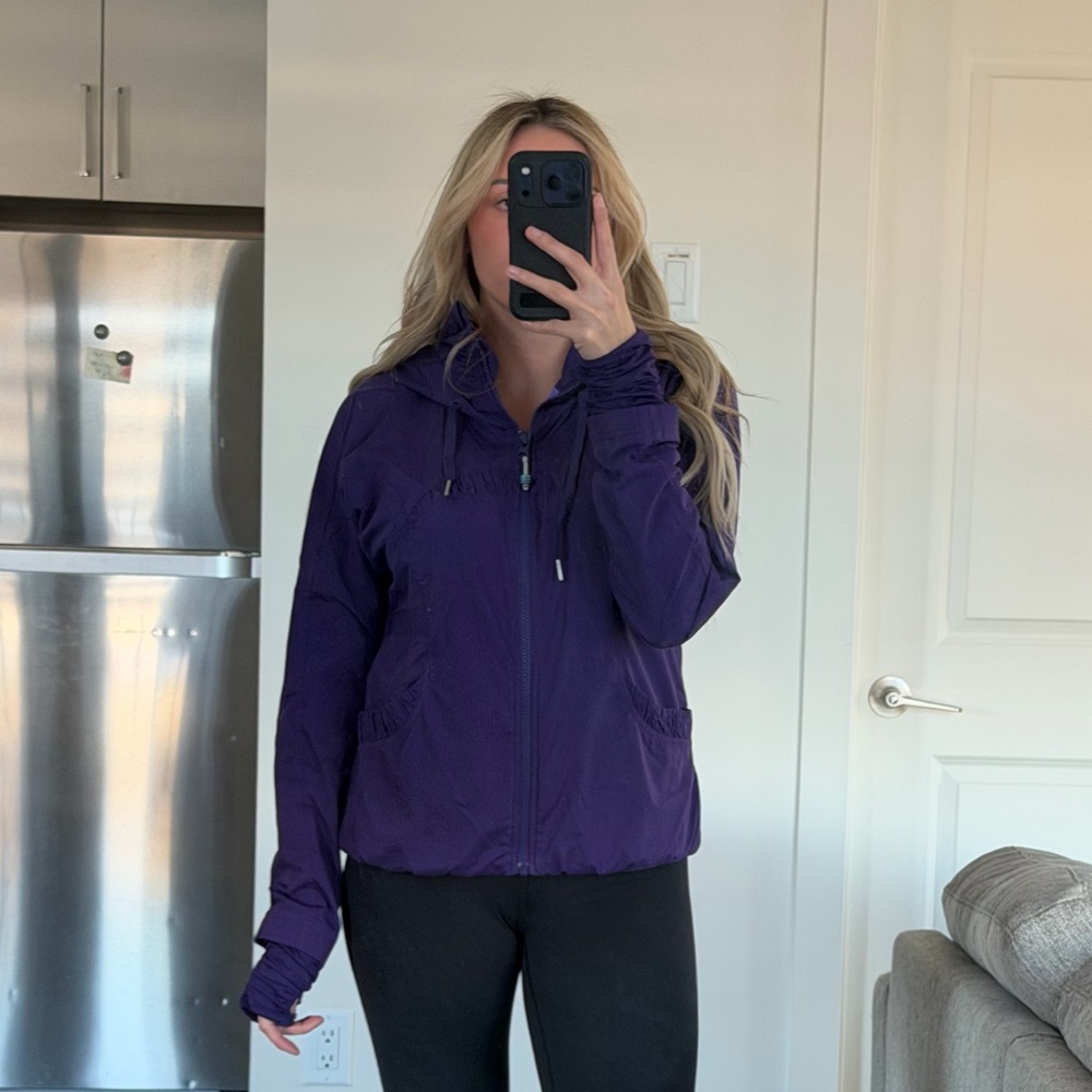 lululemon athletica Purple Hooded Jacket